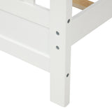 Wood Platform Bed with Headboard and Footboard, Twin WF192972AAK