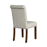 Upholstered Dining Chair with Nailhead Trim Set of 2 B035P265991