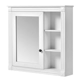 ZNTS Bathroom Medicine Cabinet with Mirror, Wall Mounted Mirror Cabinet with Storage Organizer, Over the 59822428