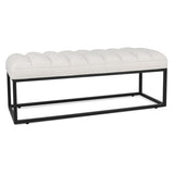 Metal Base Upholstered Bench for Bedroom for Entryway W68049948