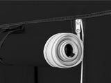 69" Portable Clothes Closet Non-Woven Fabric Wardrobe Double Rod Storage Organizer Black 23382400