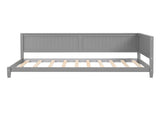 Twin Size Wood Daybed/Sofa Bed, Gray WF297689AAE
