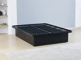 Modern Style Heavy Duty Cal King Size Bed base Frame made with Metal in Black B009P244676