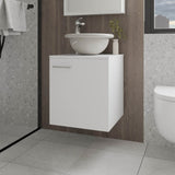 FM FURNITURE Pirtleville Bathroom Vanity with Integrated Sink, White B128P293879