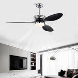 ZNTS 52'' ABS Ceiling Fan with Lights and DC Remote, DC Motor Modern Ceiling Fan with 3 ABS Fan W1592P162701