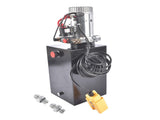 DC 12V Electric Hydraulic Pump, 15 Quart Double-Acting Power Unit for Dump Trucks 61365527