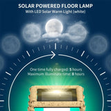 Sand Waterproof Outdoor Floor Lamp with Auto On/Off LED Lights 01502872