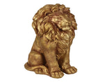 24" Outdoor Lion Statue, Magnesium Oxide Stone Composite Animal Sculpture Statue Decor for Front W6572P574258