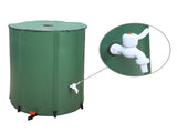 132 Gallon Folding Rain Barrel Water Collector Green 39289115