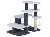 2-in-1 Cat Stairs & Tree with Sisal Scratching Post, 4 Levels Pet Steps for Elderly Cats & 45804327