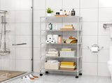 5 Tier Shelf Wire Shelving Unit, NSF Heavy Duty Wire Shelf Metal Large Storage Shelves Height 31867448