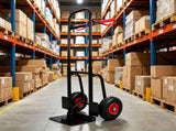 Heavy duty manual truck double handles 330 lb steel trolley for moving heavy platform truck 90186658