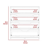 California Drawer Dresser, Four Spacious Drawers, Superior Top B128P148891