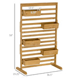 Wooden PlanterFlower shelf,Wooden Plant Trellis Stand 14901146