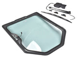 Front Door Frame & Window Assembly with Wiper Motor Replacement for Bobcat S130 S150 S160 S175 27384933