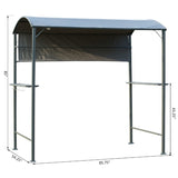 ZNTS Grill Gazebo BBQ Canopy （Prohibited by WalMart） 14241961