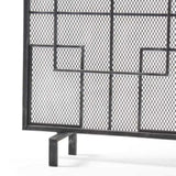 ZNTS FIRE SCREEN 65178.00BLKSILV