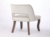 Wooden Dining Chairs Set of 2, Modern Fabric Upholstered Dining Room Chair Kitchen Chairs, Farmhouse 43316187