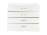 Modern Simple 4-Drawer Dresser White 52846176