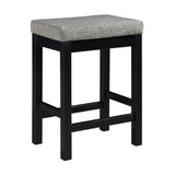 4pc Counter Height Dining Set Black Finish Counter Height Table w Drawer Built-in USB Ports Power B011P151854