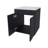 Wengue Bathroom Vanity with two Doors B062P355536