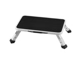 330lbs Capacity Folding Step Stool, 1-Step Steel Step Ladder with 3 Adjustable Heights, Non-Slip 26006754