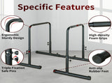 Power Tower Dip Station Pull Up Bar Stand Adjustable Height Heavy Duty Multi-Function Fitness 27811779