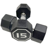 Premium Octagonal Dumbbell Large Numbers Hard Chrome Plated Handle Dumbbells to Assist with 54416919