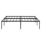 King Size Bed Frame , Heavy Duty Metal Bed Frame , Quick & Easy Assembly, No Noise, Black W311P282481