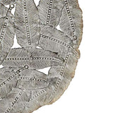 Textured Feather 3-piece Metal Disc Wall Decor Set B03597680
