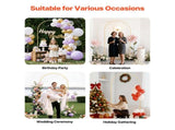 Gold Metal Arch Backdrop Stand, 6.6 x 3.3 ft, Durable Frame, Simple Setup, Decorative 62157734