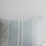 3 Piece Cotton Jacquard Comforter Set Aqua Full/Queen B03596412