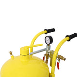 10Gal Pot Sandblaster, 125 Psi Pressure Sand Blasting Complete Kit for Paint, Stain, Rust Removal W46577219