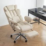 ZNTS Office Chair, Big and Tall Executive Office Chair with Footrest, Leather Computer Chair, Ergonomic W2367P212099