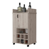 Anson Computer Desk with 4-Tier Bookcase and 1-Door Cabinet B128P148654
