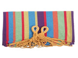 Portable Outdoor Polyester Hammock Set Black Background & Silver Flower & Colorful 37945871