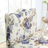 Flannel single dining chair with soft seat cushion and backrest, no armrests, matching pillow can be W487P221666