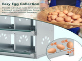 6 Room Metal Chicken Nesting Boxes 6 Compartment Egg Coop 85377352