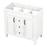 ZNTS 36'' Bathroom Vanity without Top Sink, Cabinet only, Modern Bathroom Storage Cabinet with 2 Soft WF305078AAK