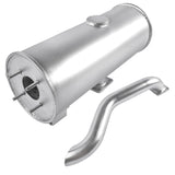 Muffler Silencer Replacement for Yanmar Engine 4TNV98 Takeuchi Excavator TL130 420*175mm 78495372