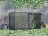 Black 6x3ft Garden Plant Protectors for Backyard Herbs, Crop Cages Shield from Animals 91364568
