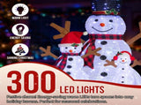 Set of 3 Lighted Snowman Family Christmas Yard Decorations, 4FT 3FT 2FT Pre-lit Pull Up Snowman with 22470567