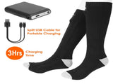Electric Heated Socks for Men Women Battery Powered Heated Socks Rechargeable Feet Warmer with 4 06789524