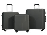 3-Piece Luggage Set ABS Lightweight & Durable Suitcase with Spinner Wheels, TSA Lock, , W284P377771
