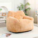 Bean Bag Chair, Bean Bag Sofa Chair with Armrests Stuffed High-Density Foam, Lazy Sofa Comfy Chairs W2200P313803