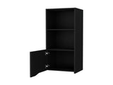 Black Wall Cabinet with One Door B062P252132