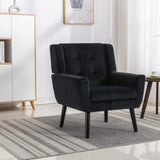 ZNTS Modern Soft Velvet Material Ergonomics Accent Chair Living Room Chair Bedroom Chair Home Chair With W67639363