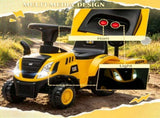 Kids No-Power Ride-On Tractor Construction Toy with Shovel & Trailer for 18-36 Months Toddlers 55050554