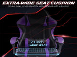 Video Game Chairs for Adults, PU Leather Gaming Chair with Footrest, 360&degSwivel Adjustable Lumbar 34429644