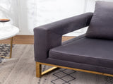 Lenola Contemporary Upholstered Accent Arm Chair, Gray T2574P164511